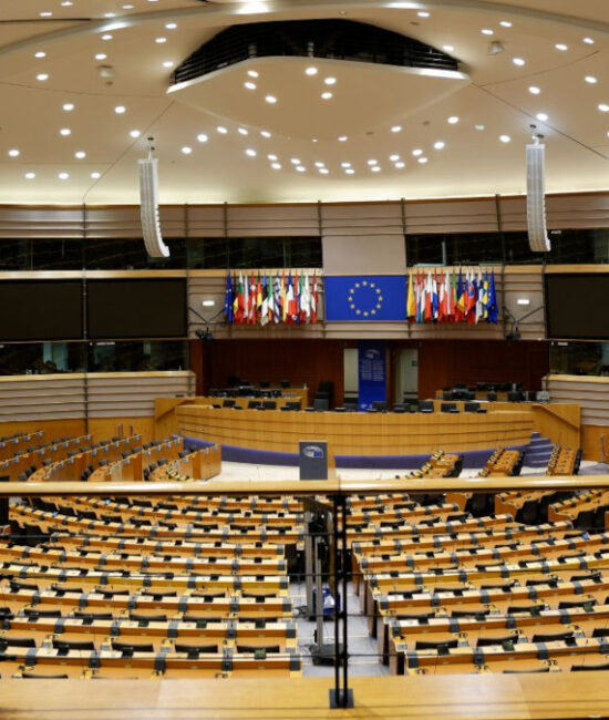 Agricoltori manifestano contro l’accordo Mercosur davanti al Parlamento europeo