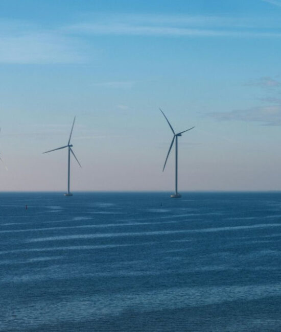 Parco eolico offshore Bornholm nel Mar Baltico tra Germania e Danimarca