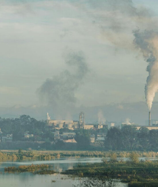 Smog urbano in Italia con superamenti di PM10