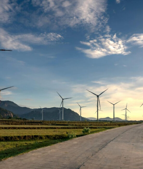 Impianti di energie rinnovabili in Europa con turbine eoliche