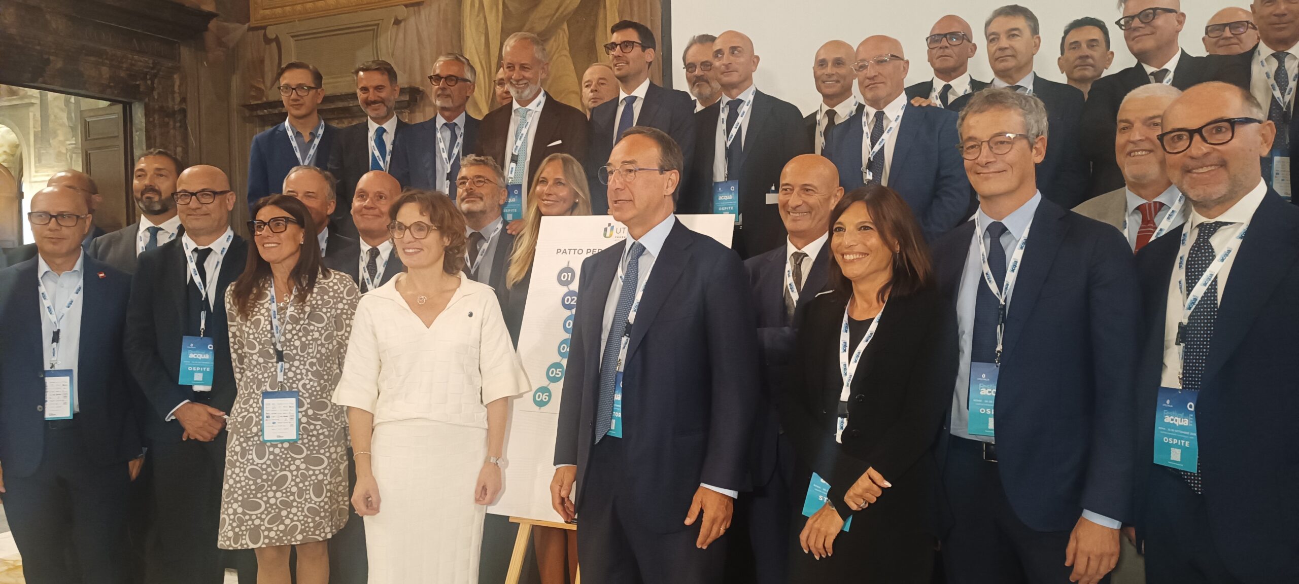 Firma del Patto per la Resilienza idrica