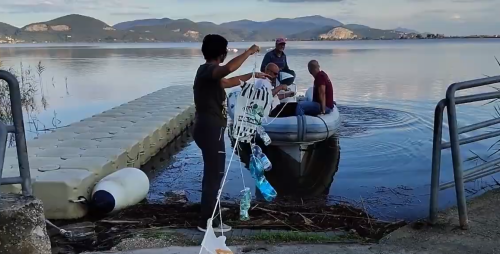 Esperimento presso il Lago di Massaciuccoli in Toscana 