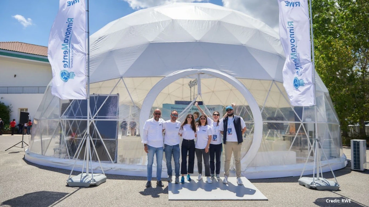 Impianto agrivoltaico Enna rwe rinnovamente